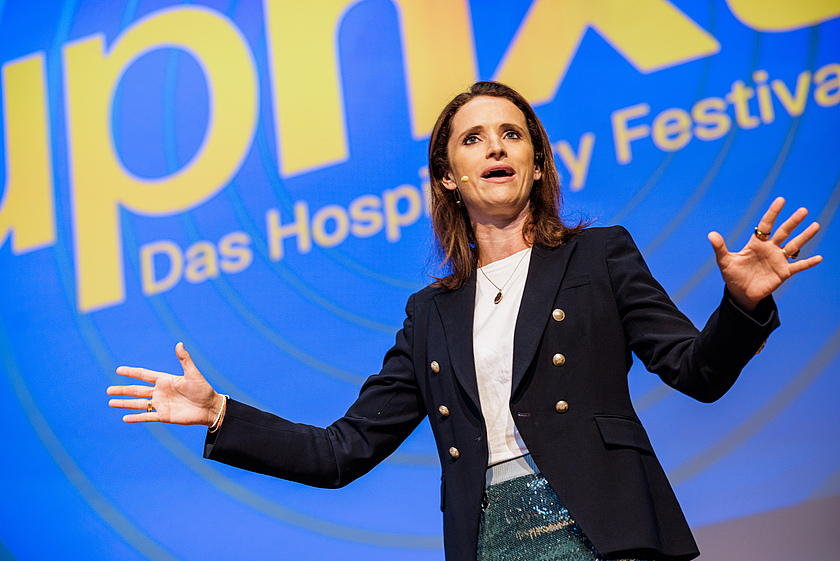 Verena Pausder at upnxt Hospitality Festival 2023